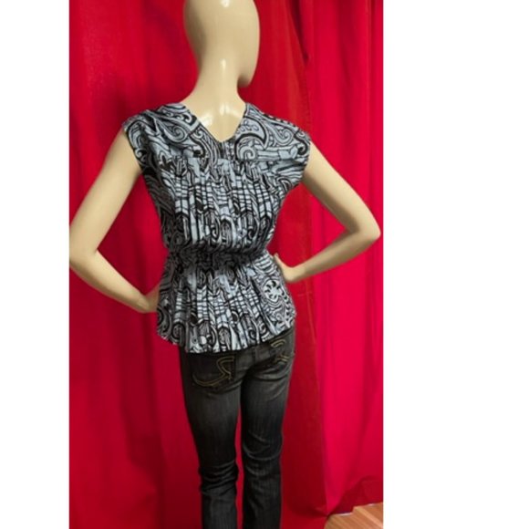 Plenty by Tracy Reece Paisley Silk Top Size Small - Picture 5 of 8